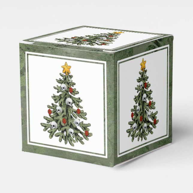 Creepy XMAS | A Very Gothic Christmas Tree Grunge Favour Box (Front Side)