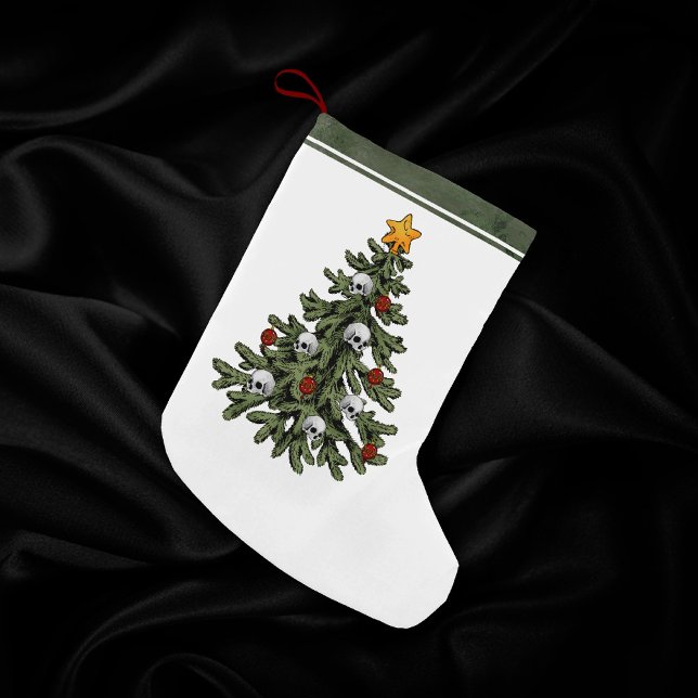 Creepy XMAS | A Very Gothic Christmas Tree Small Christmas Stocking (Creator Uploaded)
