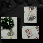 Creepy XMAS | A Very Gothic Tree and Skull Mug Wrapping Paper Sheet<br><div class="desc">Tis the season to celebrate and entertain! Funny novelty anti-Christmas gothic Santa skull theme in a muted traditional palette abstract tree holiday party, hosting, and gifting accessories collection. This fun festive design features a whimsical Christmas tree with frisky skull decorations. For coordinating products, please visit the JustFharryn Zazzle store. All...</div>