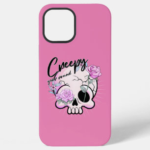 Creepy Year Round Skull Flora Pastel iPhone 12 Pro Max Case