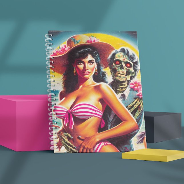 Creepy Zombie Beach Pin-up Notebook (Creator Uploaded)