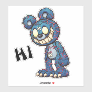 Creepy Zombie Teddy Bear