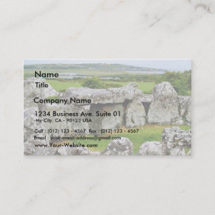 Creevykeel Stones Circles Ireland Court Tombs 4 Business Card