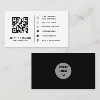 Créez votre propre carte de visite à code QR Business Card