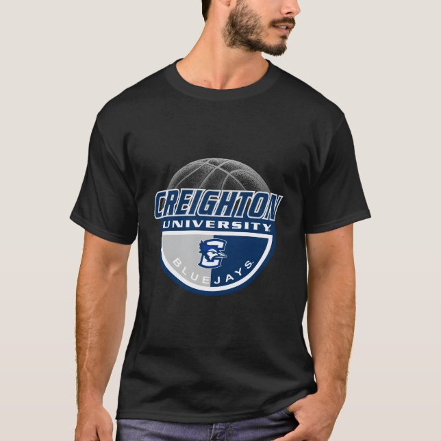 Creighton Bluejays Basketball Dunk T-Shirt (Front)
