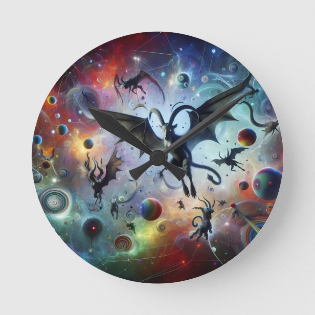 Crema Aden Claredon Round Clock (Front)