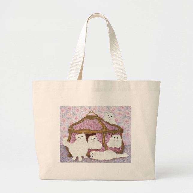 Creme de la creme large tote bag (Front)