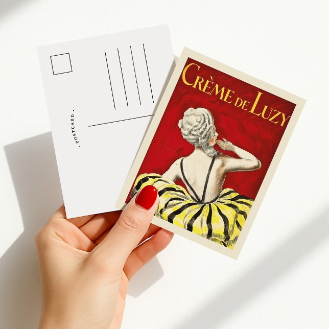 Crème De Luzy | Leonetto Cappiello Postcard (Creator Uploaded)