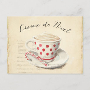 Creme de Noel Holiday Postcard