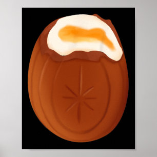 Creme Egg Chocolate Easter Quirky Weird Funny Poster