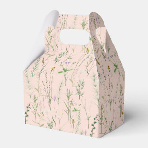 Creme spring weed garden Favour Box