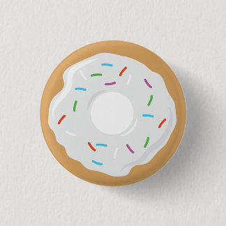Creme White Doughnut  Pin