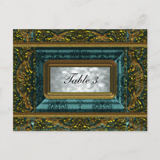 Crémieux Coy Table Number Card (Front)