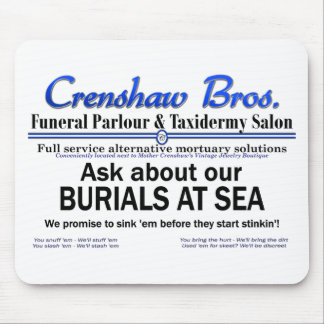 Crenshaw Bros Burial At Sea Promo Merch Mouse Mat