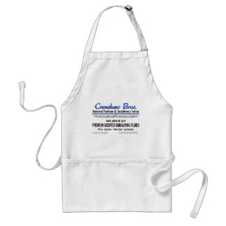 Crenshaw Bros Scented Embalming Fluid Promo Standard Apron