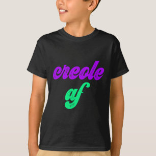 Creole Af Mardi Gras Louisiana Pride Gift Tee 