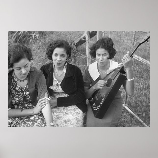 Creole Girls in Louisiana, 1930s Poster (Front)