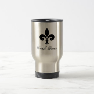 Creole Queen Fleur De Lis Travel Mug