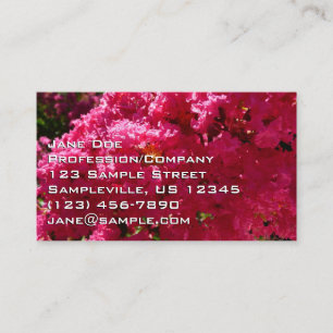 Crepe Myrtle Business Card