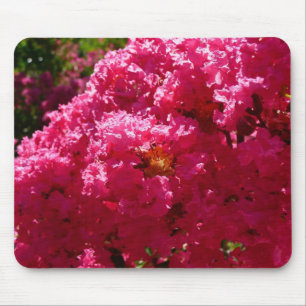 Crepe Myrtle Tree Magenta Floral Mouse Mat