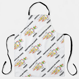 Crepuscular Genes Inside DNA Humour Apron