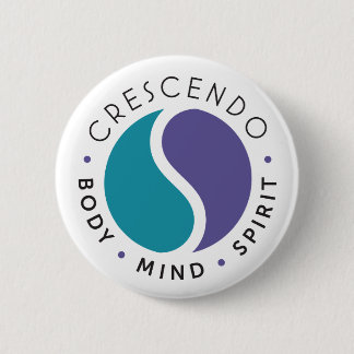 Crescendo Logo 6 Cm Round Badge