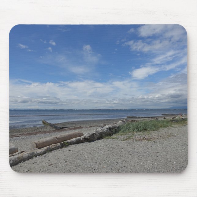 Crescent beach at White Rock Mouse Mat (Front)
