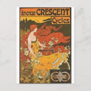 Crescent Cycles Postcard