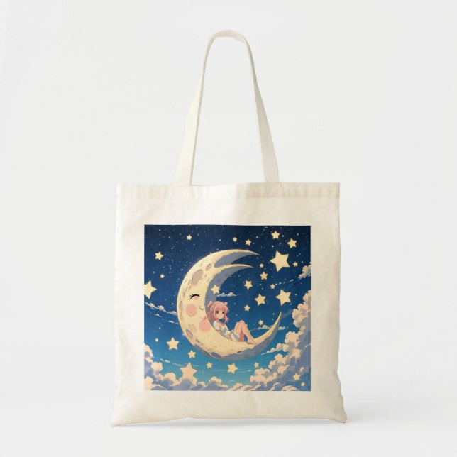 Crescent Dreamer Tote Bag (Front)