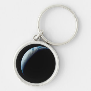 Crescent Earth Taken From The Apollo 4 Mission. 2 Key Ring