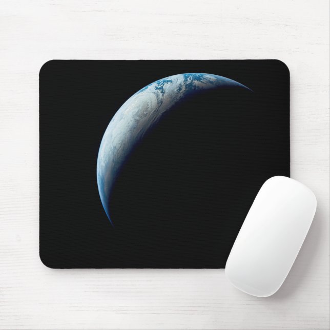 Crescent Earth Taken From The Apollo 4 Mission. 2 Mouse Mat (With Mouse)