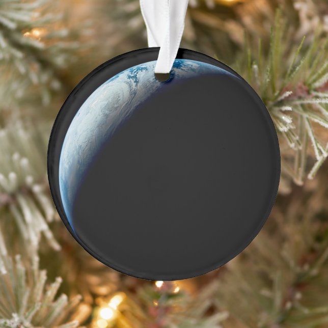 Crescent Earth Taken From The Apollo 4 Mission. 2 Ornament (Tree)