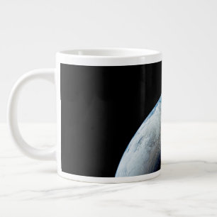 Crescent Earth Taken From The Apollo 4 Mission. Large Coffee Mug
