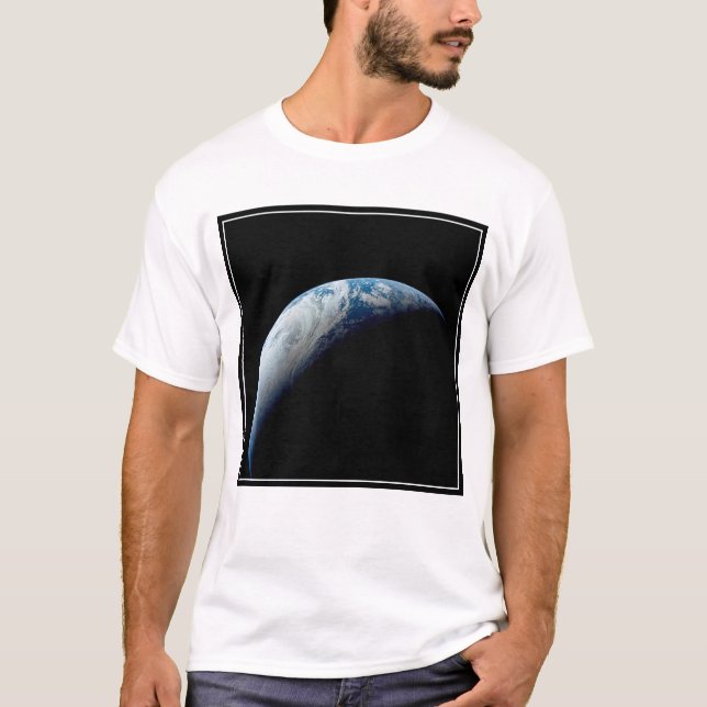 Crescent Earth Taken From The Apollo 4 Mission. T-Shirt (Front)