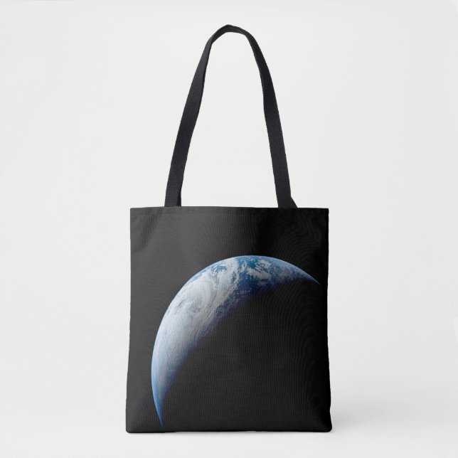 Crescent Earth Taken From The Apollo 4 Mission. Tote Bag (Front)