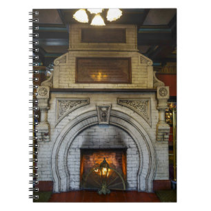 Crescent Hotel Fireplace Notebook