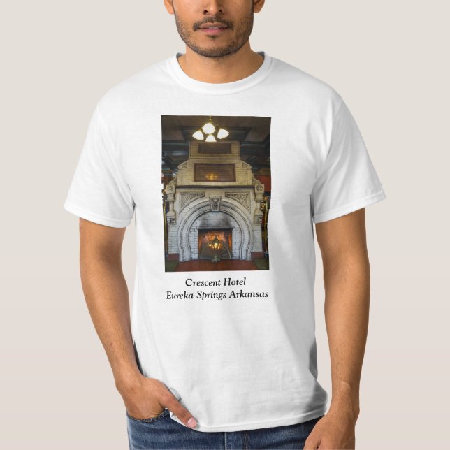 Crescent Hotel Fireplace T-Shirt (Front)