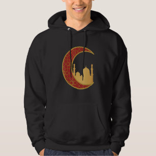 Crescent Islam Symbol Cool Islamic Muslim Sign Hoodie