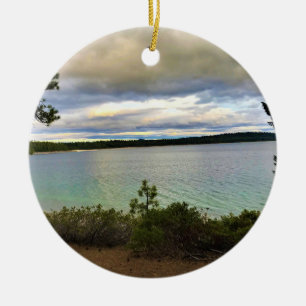 Crescent Lake, Oregon Ceramic Tree Decoration
