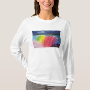 Crescent Moon above Illuminated Horseshow T-Shirt