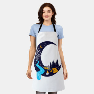 Crescent Moon Adventure Camping Apron