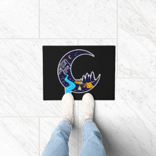 Crescent Moon Adventure Camping Doormat