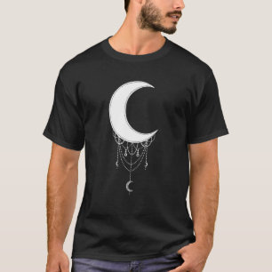 Crescent Moon Aesthetic Goth Soft Grunge Gothic Wi T-Shirt