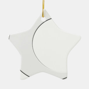 Crescent Moon Ceramic Tree Decoration