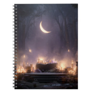 Crescent Moon Enchanted Altar Notebook