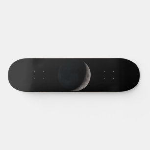 Crescent moon from NASA images  Skateboard