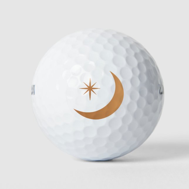 Crescent Moon Golf Balls (Front)