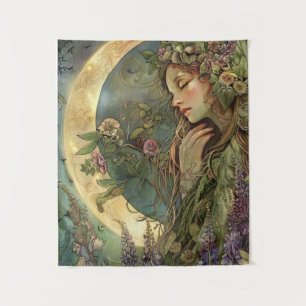 Crescent Moon Ostara Tapestry