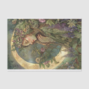 Crescent Moon Ostara Tissue Paper
