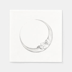 Crescent Moon Paper Napkin
